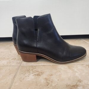 Cole Haan Black Leather Ankle Boots
